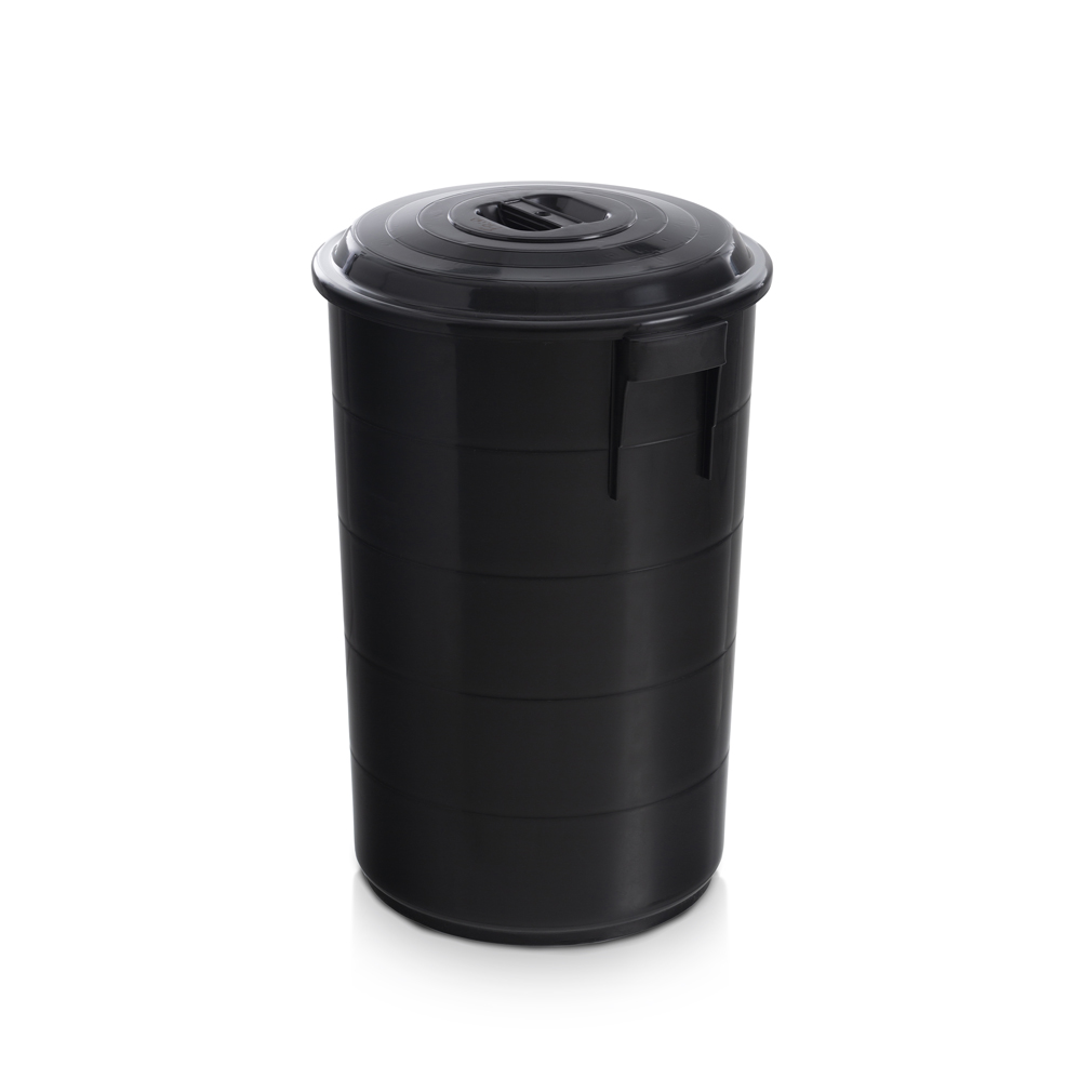 Cubo de basura Retro 20L de color negro